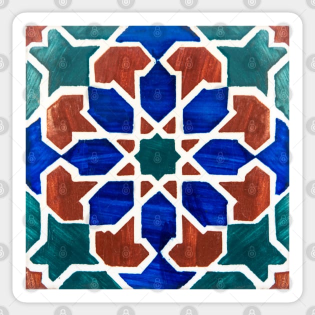 Traditional Portuguese glazed tiles Sticker by homydesign